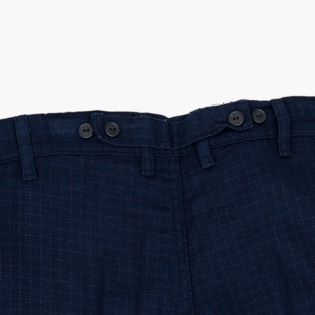 【USED】2010s MADA : Drill Twill Grid Pattern Work Trouser : 106 (fits like W38)