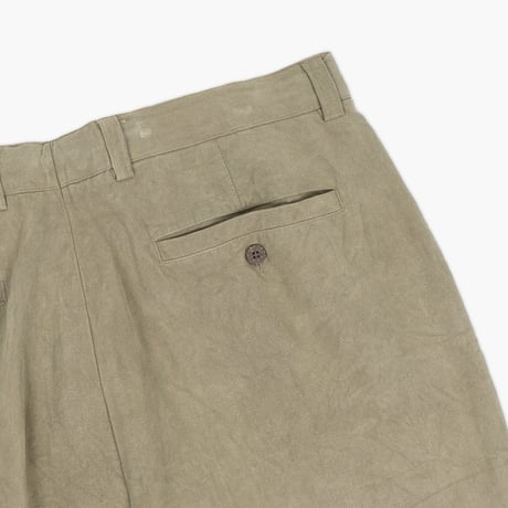【USED】2000s Tommy Bahama : Silk Hopsack 2Tuck Trouser : w38