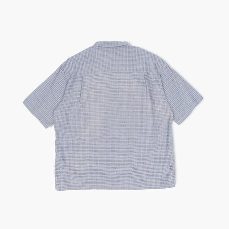 【USED】1990s Columbia Sportswear : Dobby Plaid Regular S/S Shirt : XL-XXL