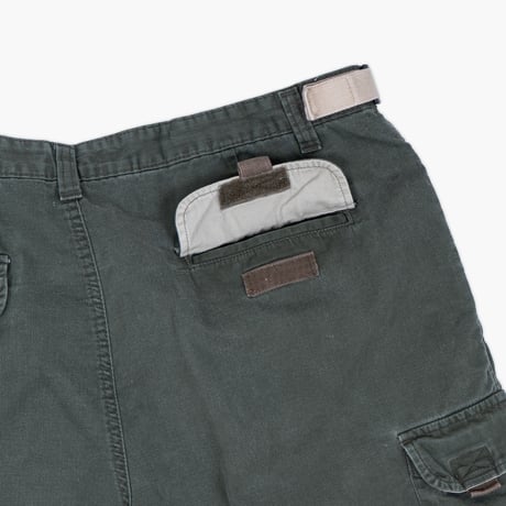 【USED】2000s FADED GLORY : German Pique Cargo Short Pant : w42