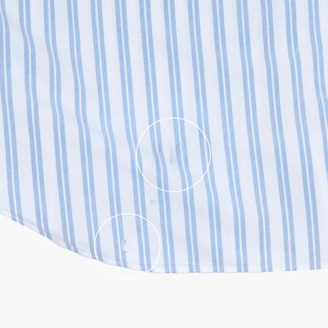 【USED】1990s-2000s Ralph Lauren : "BLAKE" Oxford Stripe BD Shirt : XXL