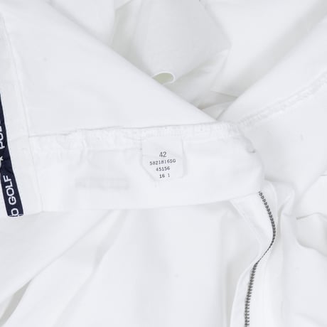 【USED】1990s-2000s POLO GOLF : “CLASSIC GOLF SHORT” Lightweight Chino 2Tuck Short Pant : w42