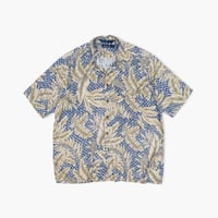【USED】1990s nautica : Rayon Hawaiian Regular S/S Shirt : L