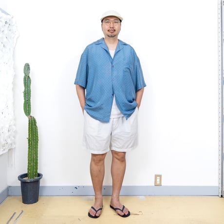 【USED】1990s-2000s POLO GOLF : “CLASSIC GOLF SHORT” Lightweight Chino 2Tuck Short Pant : w42