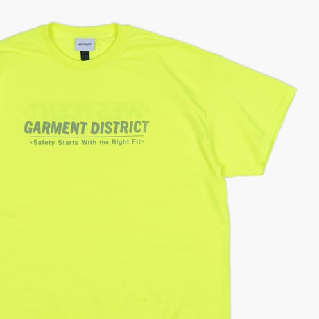 【NEW】WESTCENT : "GARMENT DISTRICT" Crew T-Shirt : Security Green