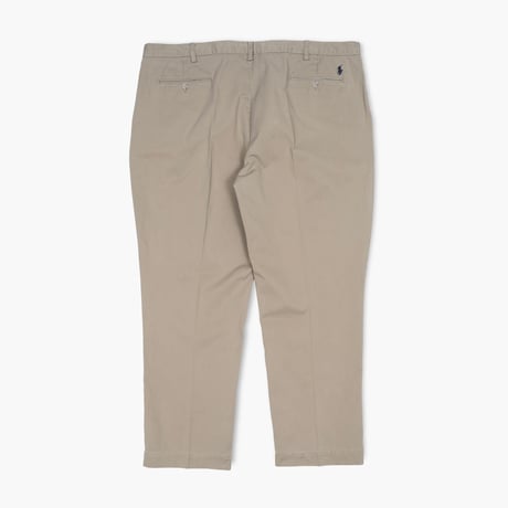 【USED】1990s-2000s Polo Ralph Lauren : "PRESTON PANT" Chino Plain Front Trouser : w46B