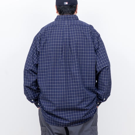 【USED】1990s-2000s Ralph Lauren : "BLAKE" Broad Plaid BD Shirt : XXL