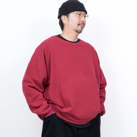 【USED】1990s NON-FICTION : Crew Neck Sweatshirt (Made in Canada) : XXL