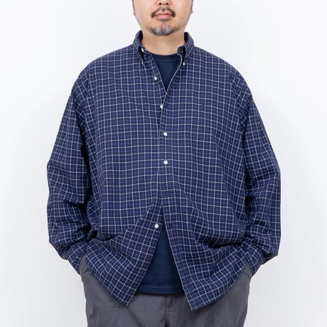 【USED】1990s-2000s Ralph Lauren : "BLAKE" Broad Plaid BD Shirt : XXL