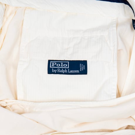 【USED】1990s-2000s Polo Ralph Lauren : Linen Silk Plain Front Trouser : w38