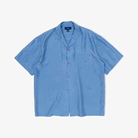【USED】2000s NAUTICA : Silk Pattern Pajama S/S Shirt : XL