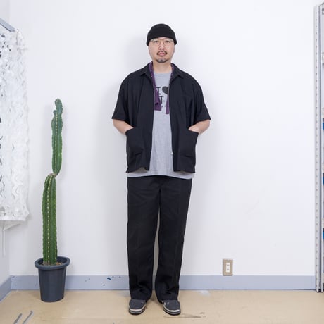 【NEW】Props Store / Utility Smock with Primeflex (Made in Japan) / Black
