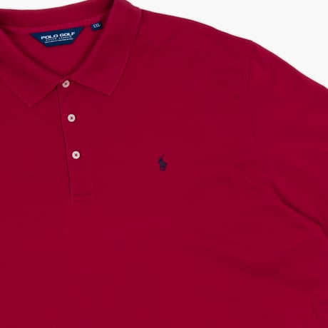 【USED】1990s POLO GOLF : Pima Cotton Pique Polo S/S Shirt : XXL