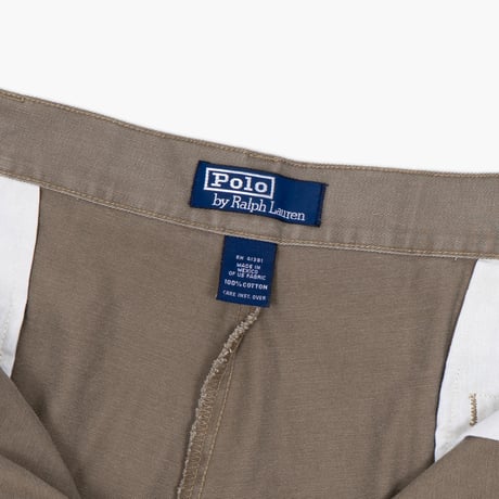 【USED】1990s-2000s Polo Ralph Lauren : "PHILIP SHORT" Plain Front Chino Short Pant : w40