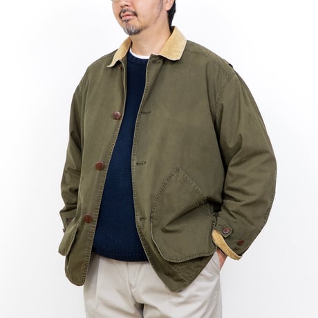 【USED】1990s J.CREW : "Barn Jacket" Field Jacket : L