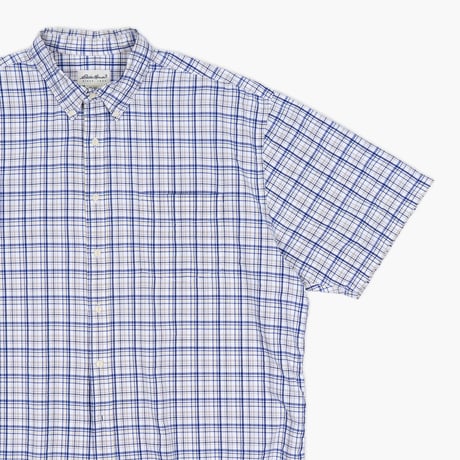 【USED】1990s-2000s Eddie Bauer : Plaid BD S/S Shirt : XXL