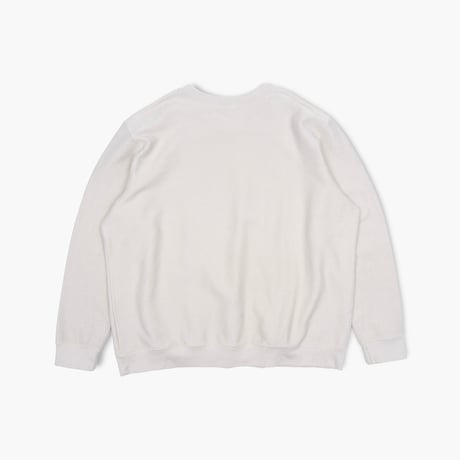 【USED】2000s LANDS' END : Cotton Pique Jersey Crew Sweatshirt : XXL