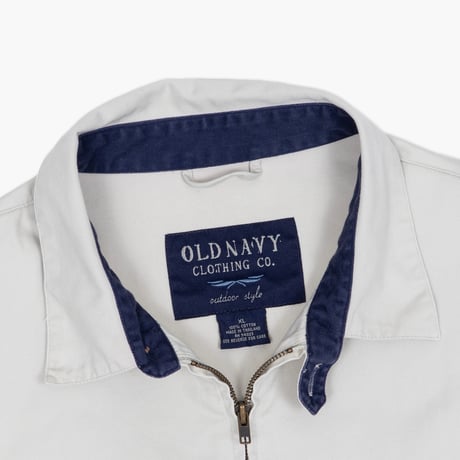 【USED】2000s OLD NAVY : Cotton Twill Harrington Jacket : XL