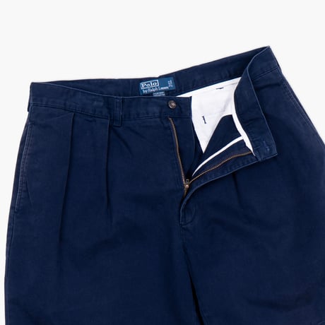 【USED】1990s-2000s Polo Ralph Lauren : "TYLER SHORT" Chino 2Tuck Short Pant : w36