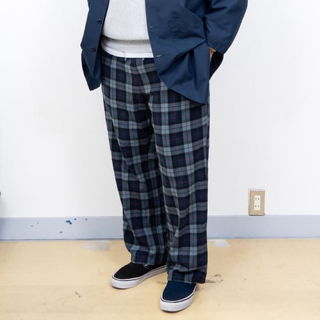 【USED】2010s carhartt USA : Flannel Plaid Easy Pant : XL