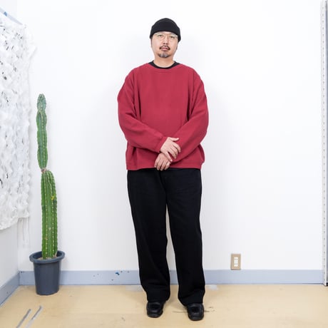 【USED】1990s NON-FICTION : Crew Neck Sweatshirt (Made in Canada) : XXL