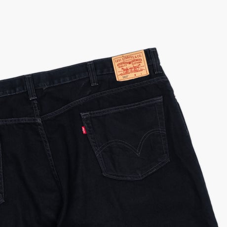 【USED】2000s Levi's : 560 "COMFORT FIT" Black Denim Jeans : W48