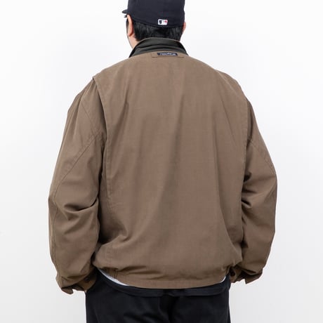 【USED】1990s nautica : Microfiber Harrington Jacket : XXL