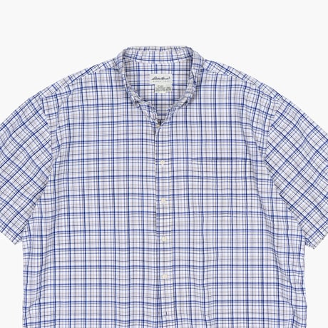 【USED】1990s-2000s Eddie Bauer : Plaid BD S/S Shirt : XXL
