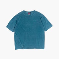 【USED】1990s FLASH AVANTI : "TREK USA" Embroidery Crew T-Shirt (Made in Canada) : L