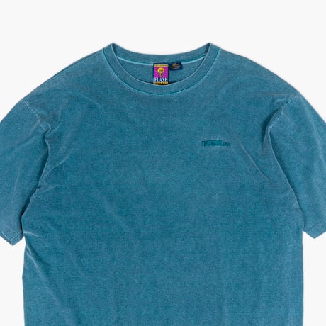 【USED】1990s FLASH AVANTI : "TREK USA" Embroidery Crew T-Shirt (Made in Canada) : L