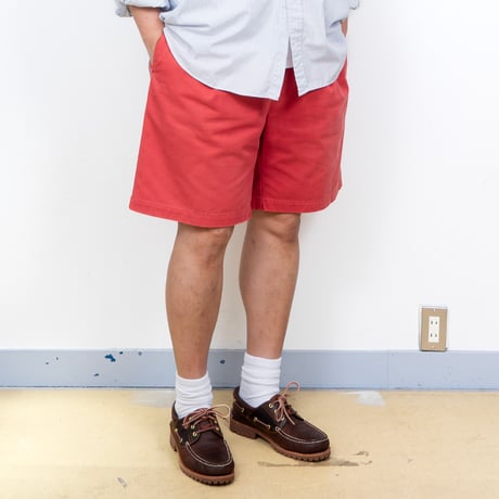 【USED】1990s-2000s Polo Ralph Lauren : "TYLER SHORT" Chino 2Tuck Short Pant : w42