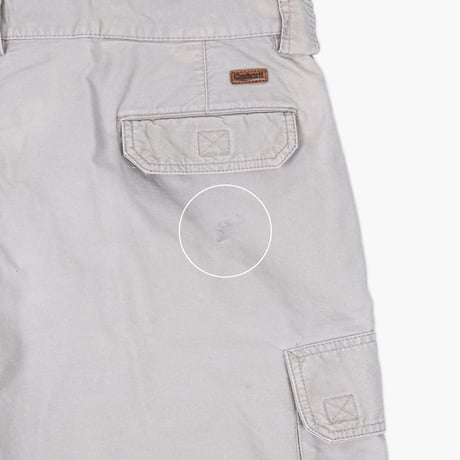 【USED】2000s carhartt USA : B143 Lightweight Duck Cargo Short Pant : w42