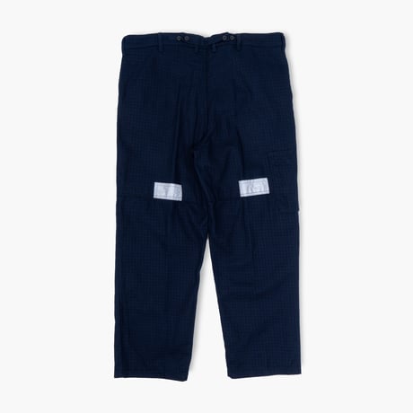 【USED】2010s MADA : Drill Twill Grid Pattern Work Trouser : 106 (fits like W38)