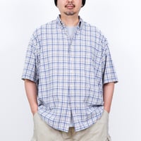 【USED】1990s-2000s Eddie Bauer : Plaid BD S/S Shirt : XXL