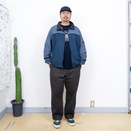 【USED】2000s Eddie Bauer : Chino Plain Front Trouser : W42