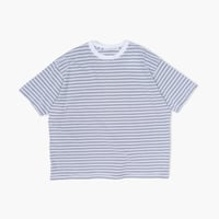 【USED】1990s Naturalife : Pique Border Crew T-Shirt : XL (fits like XXL)