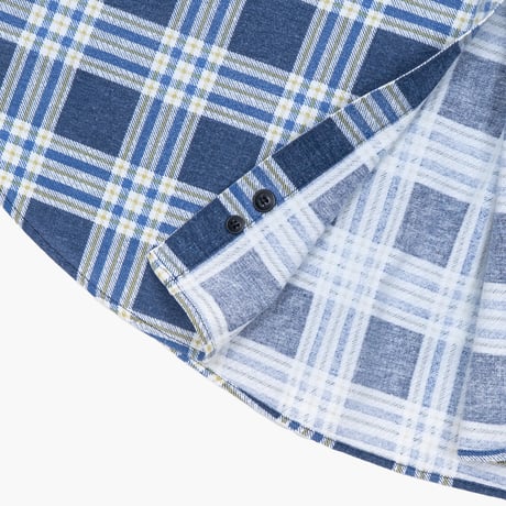 【USED】1990s J.Crew : Flannel Plaid Regular Shirt : XL