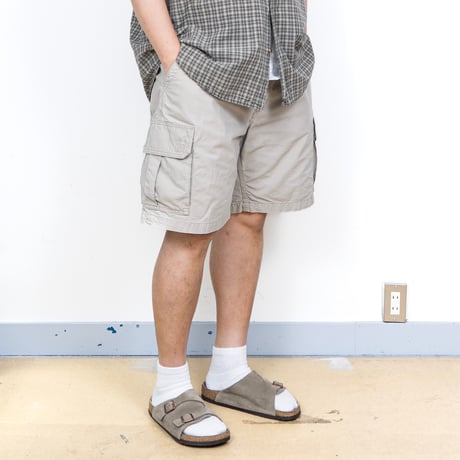 【USED】2000s carhartt USA : B143 Lightweight Duck Cargo Short Pant : w42