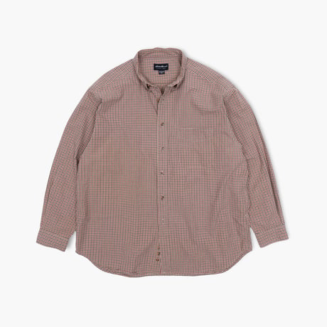 【USED】2000s Eddie Bauer : Broad Plaid BD Shirt : XXL