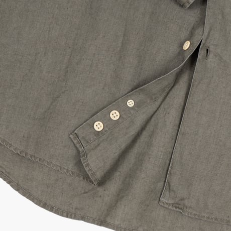 【USED】1990s STRUCTURE : Linen Regular Shirt : XL