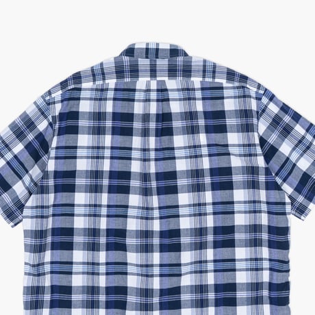 【USED】1990s-2000s Ralph Lauren : "BLAKE" Madras Plaid BD S/S Shirt : XXL