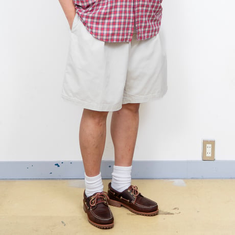 【USED】1990s-2000s Polo Ralph Lauren : "TYLER SHORT" Chino 2Tuck Short : w52