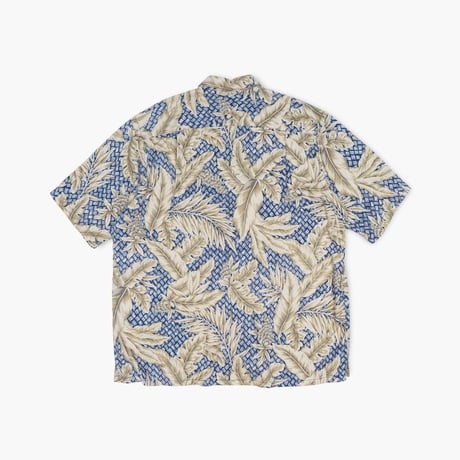 【USED】1990s nautica : Rayon Hawaiian Regular S/S Shirt : L