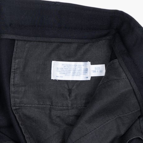 【USED】1990s PERRY ELLIS : Poly Twill 2Tuck Trouser : W38