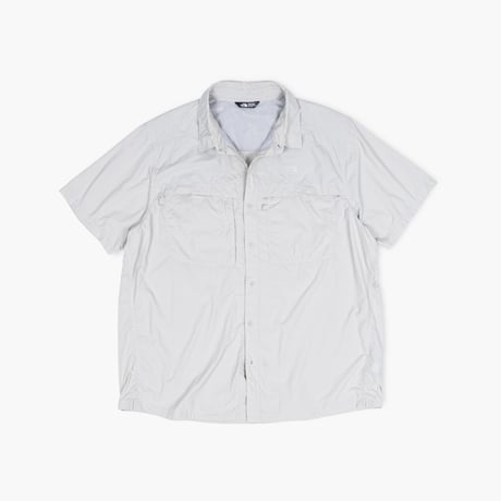 【USED】2020s THE NORTH FACE USA : Nylon Micro Ripstop Field S/S Shirt : XXL