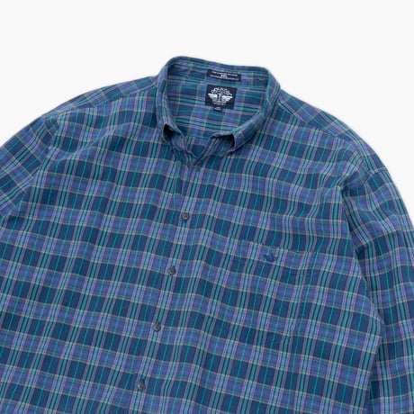 【USED】1990s DOCKERS : Plaid BD Shirt : XXL
