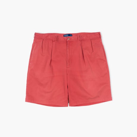 【USED】1990s-2000s Polo Ralph Lauren : "TYLER SHORT" Chino 2Tuck Short Pant : w42