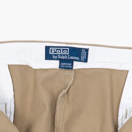 【USED】1990s-2000s Polo Ralph Lauren : "ANDREW PANT" Chino 2Tuck Trouser : W40