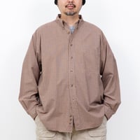【USED】2000s Eddie Bauer : Broad Plaid BD Shirt : XXL