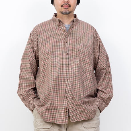 【USED】2000s Eddie Bauer : Broad Plaid BD Shirt : XXL